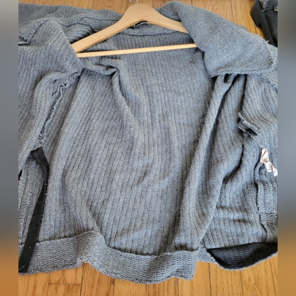 Dolce & Gabbana Grey Sweater Cardigan  44 Shawl Collar - Picture 8 of 9